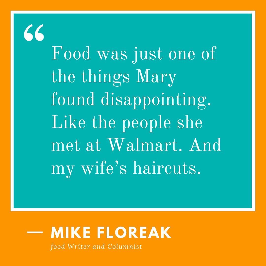 Episode 3: Mike Floreak, Food and Culture Writer and Columnist for the The Boston Globe and Edible Boston shares a hysterical story about what happens when you love food&mdash;and your mother or mother-in-law could care less. (Link in bio)
 
@floreak