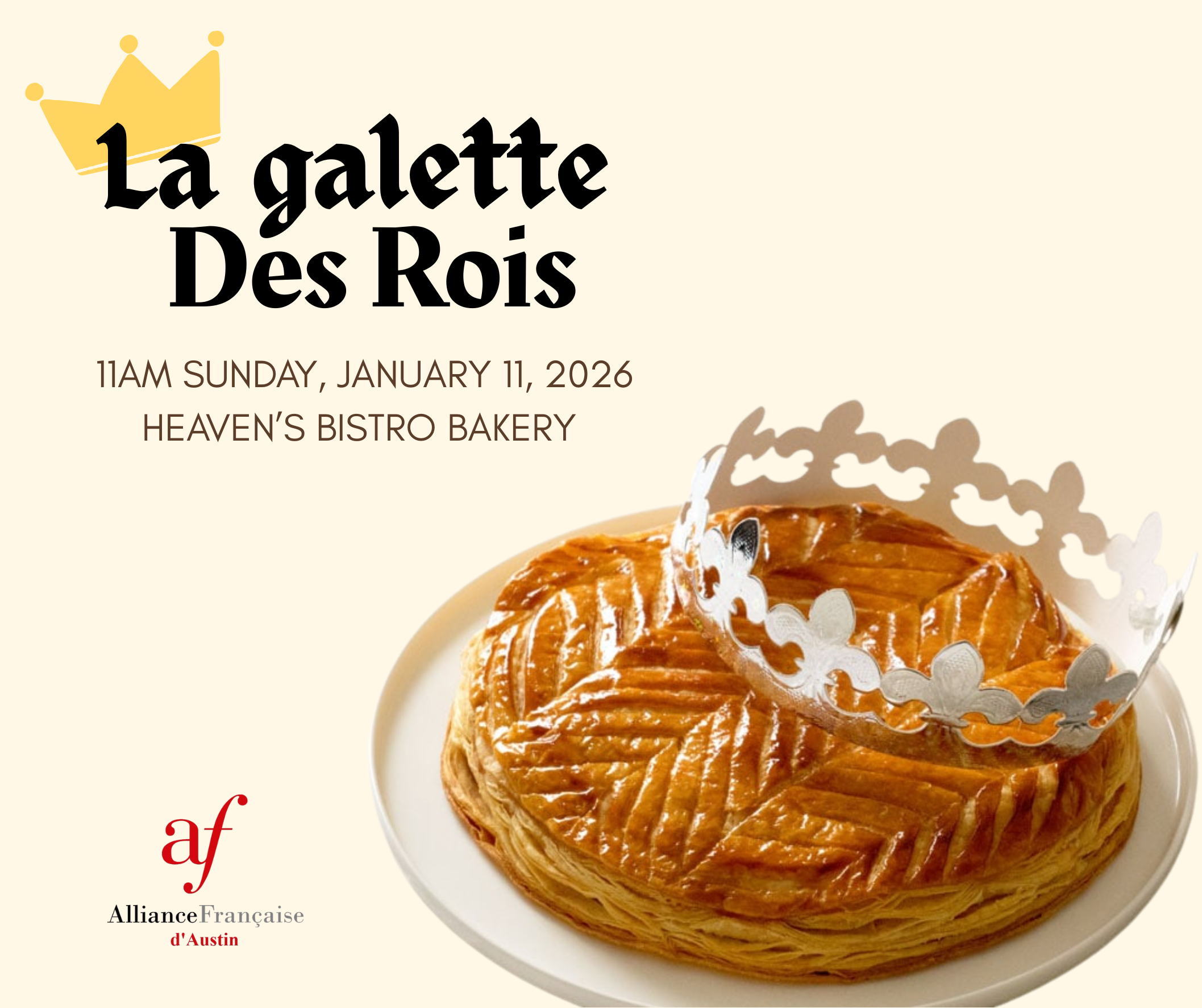 GALETTE DES ROIS CELEBRATION - IN-PERSON 👑