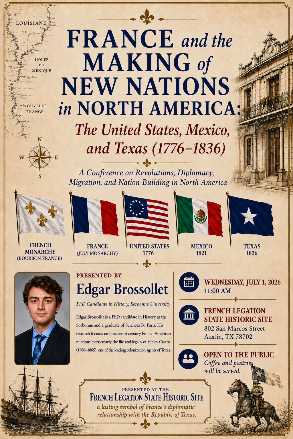 LECTURE: FRANCE &amp; THE MAKING OF NEW NATIONS IN NORTH AMERICA 🇫🇷🌎 