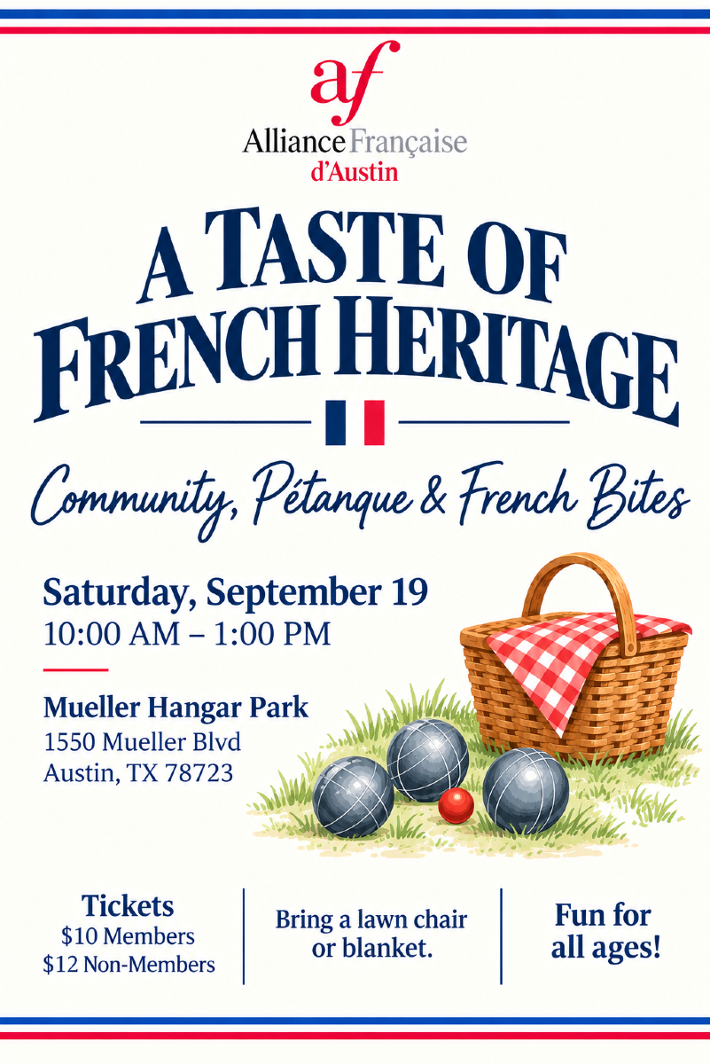 🇫🇷 FRENCH CULTURAL HERITAGE PICNIC