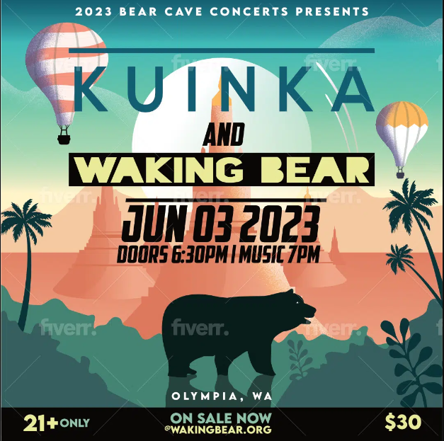 6/3/23 - KUINKA - Olympia, WA (2023 Bear Cave Concert Series)