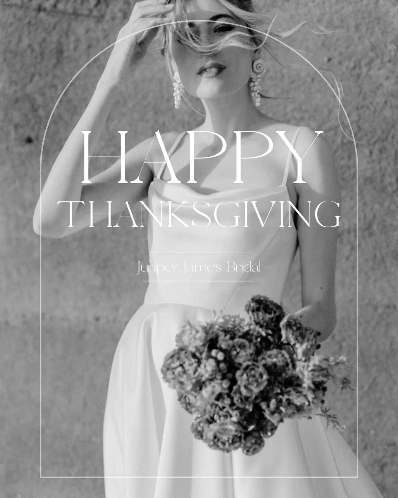 Happy Thanksgiving from all of us at Juniper James Bridal 🍂🤎

We are so grateful for every bride who lets us be a small part of their love story&hellip; the &ldquo;yes&rdquo; moments, the happy tears, the hugs in our fitting rooms, and the families