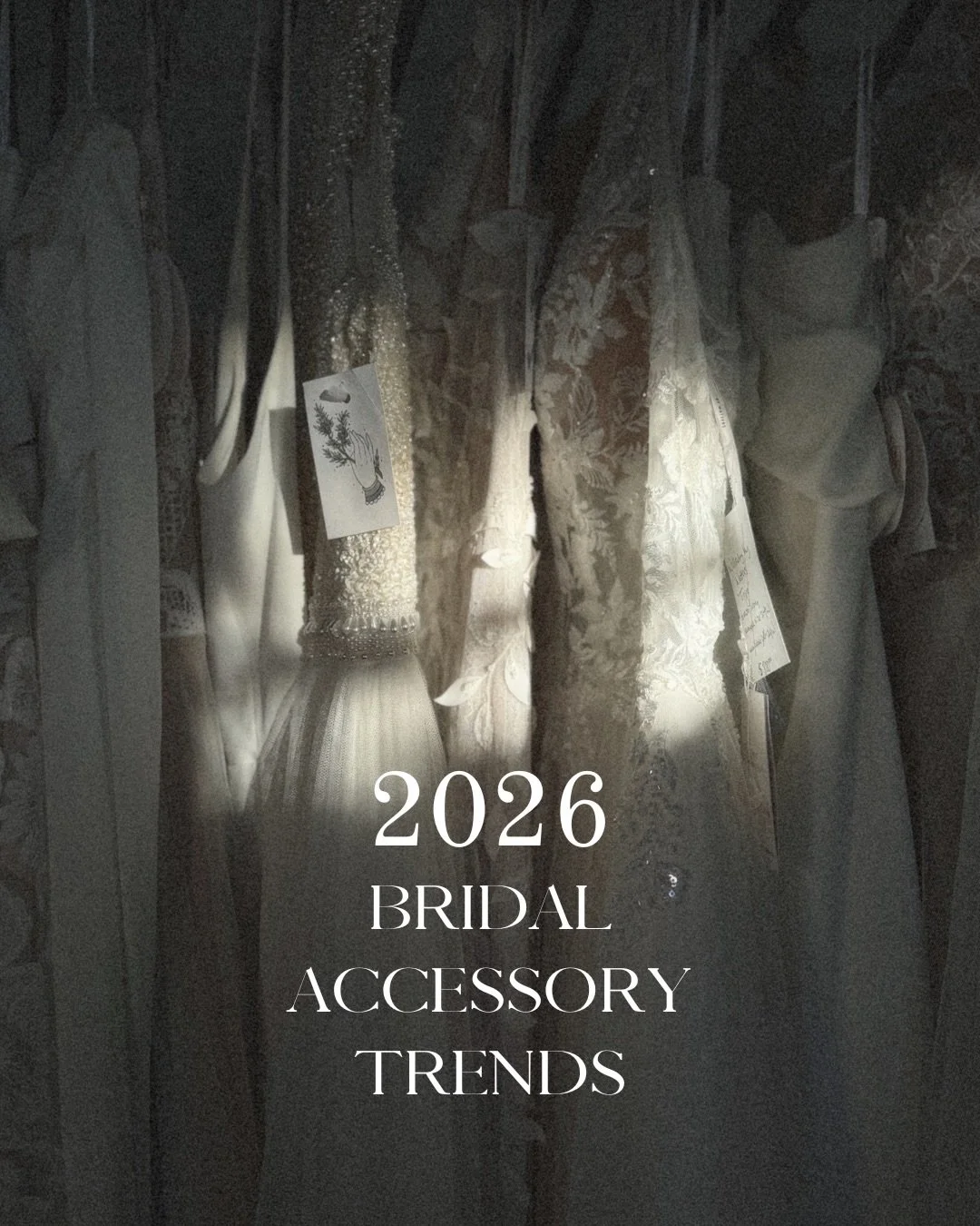 Bridal accessories in 2026 are all about personalization ✨

Accessories are no longer an afterthought. They&rsquo;re how brides are making their look feel uniquely theirs, creating dimension, and even designing two distinct moments with one gown.

Wh