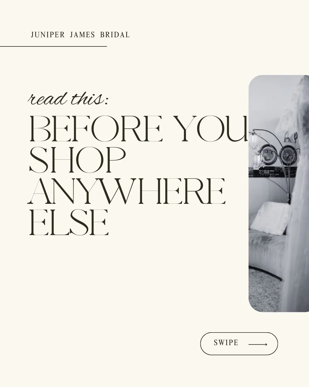 Before you shop anywhere else&hellip; read this 🤍

What matters most is choosing a place where you feel heard, supported, and given the space to discover what feels right, without pressure.

A thoughtful bridal appointment isn&rsquo;t about rushing 