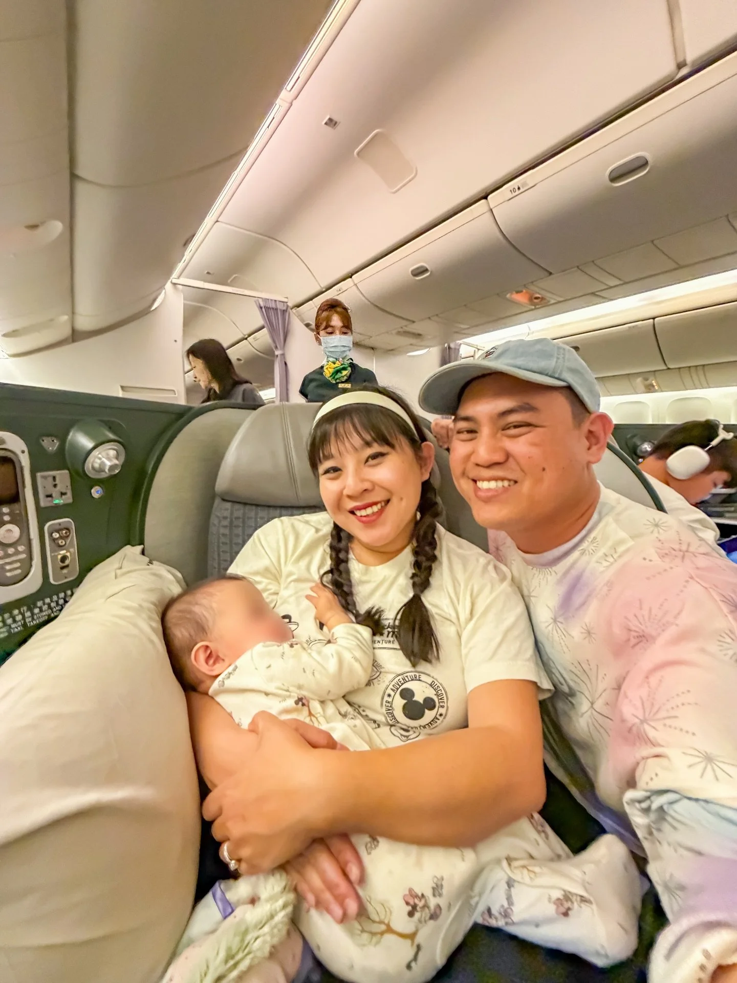 3am in taipei, happy losing my way ✈️

feeling pampered as we kick off our next adventure thanks to kev spoiling us with business class seats on @evaairways! traveling with an infant is tough on its own, so i&rsquo;m grateful we were able to have a m