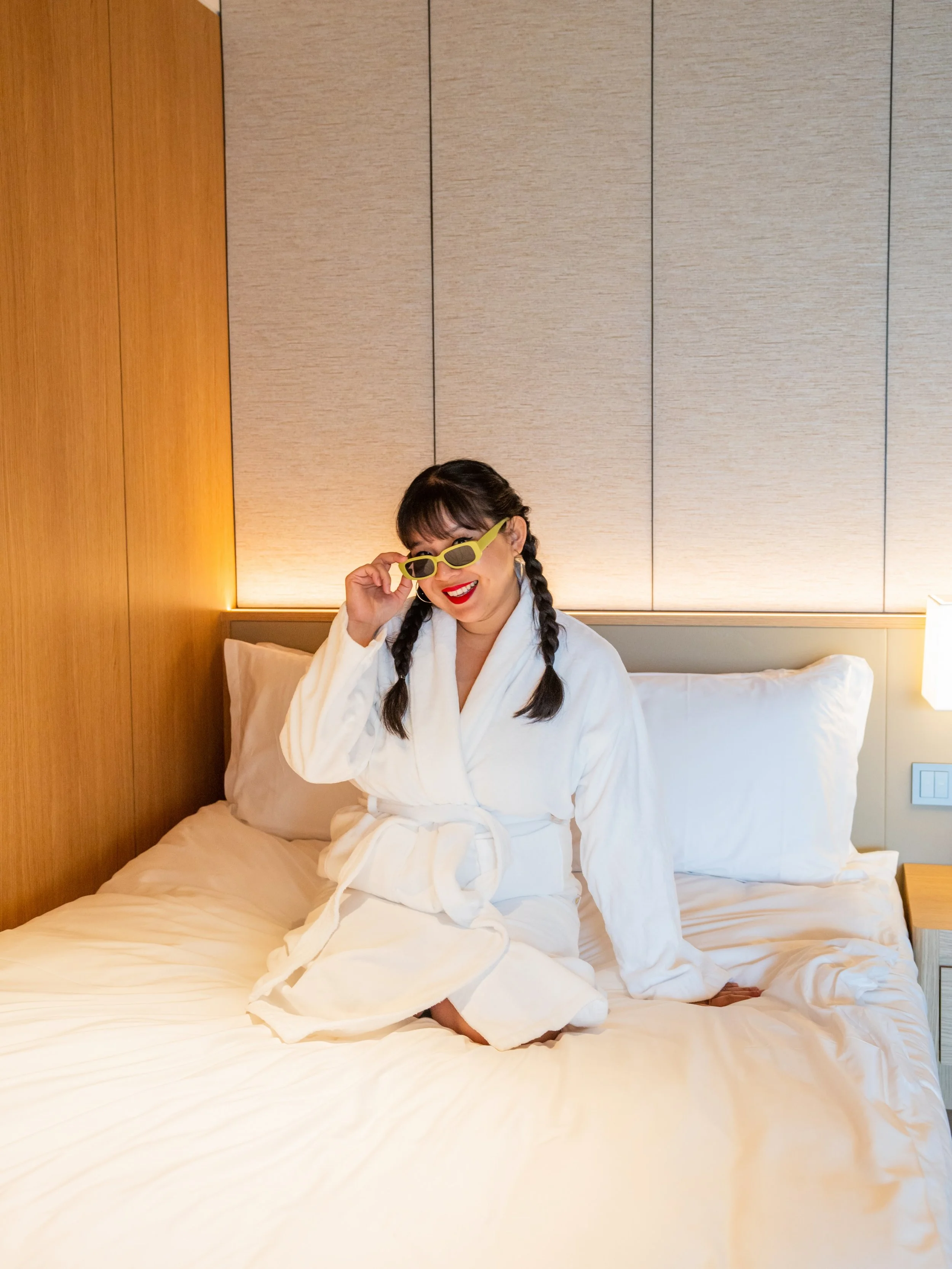 a private hot springs in our hotel room?! say less 🧖🏻&zwj;♀️

our room at @intercontinental_newtaipei was stunning (and probably the biggest one we&rsquo;ve ever stayed at)! this hotel is a new property that just opened in november 2025 and feels l