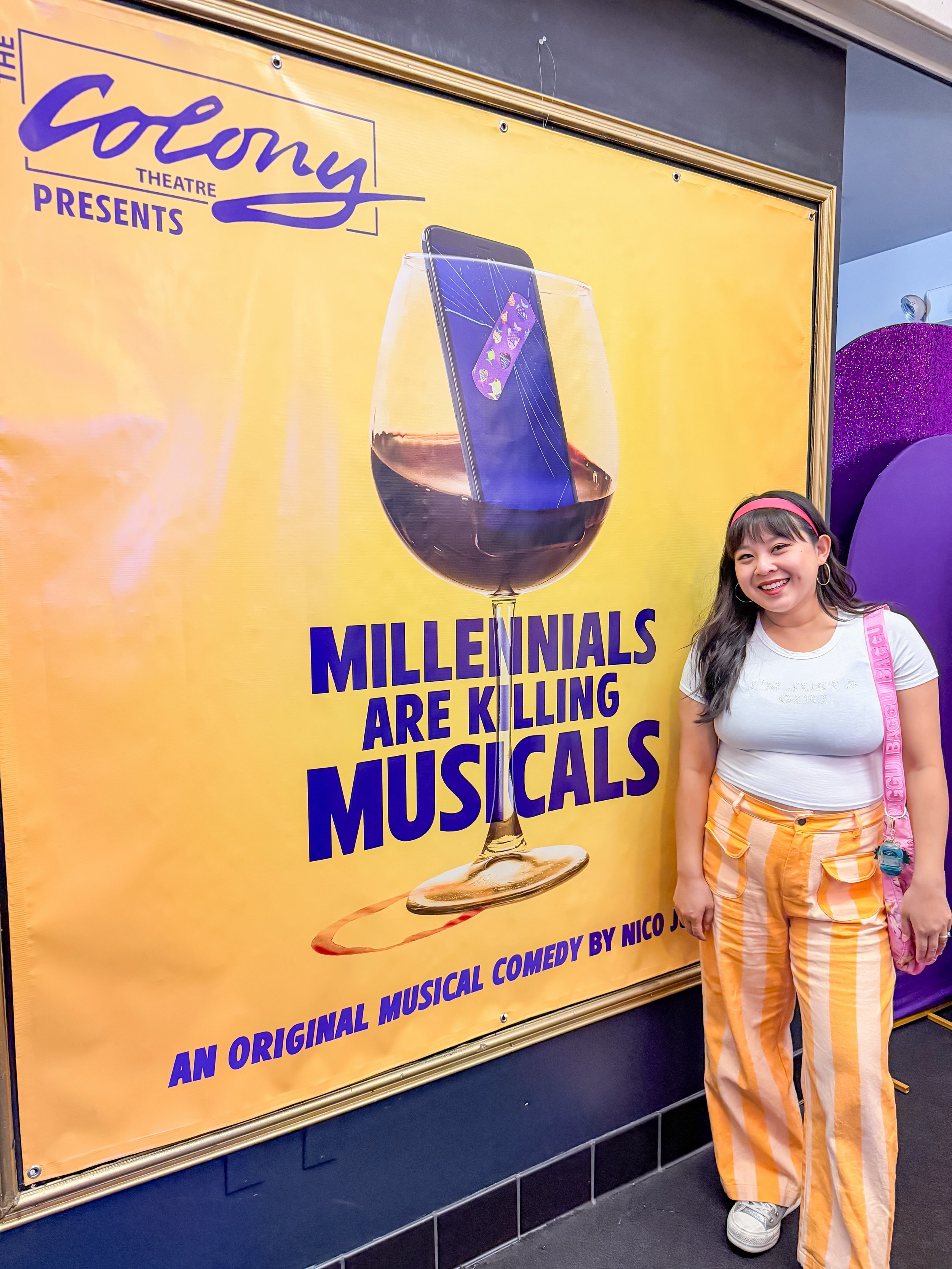 MILLENNIALS ARE KILLING MUSICALS 🍷

i got a chance to see the new, original production of &ldquo;millennials are killing musicals&rdquo; at @colonytheatre this afternoon and I FELT SO ATTACKED lol 🥲 in all seriousness, this story is relatable to ou