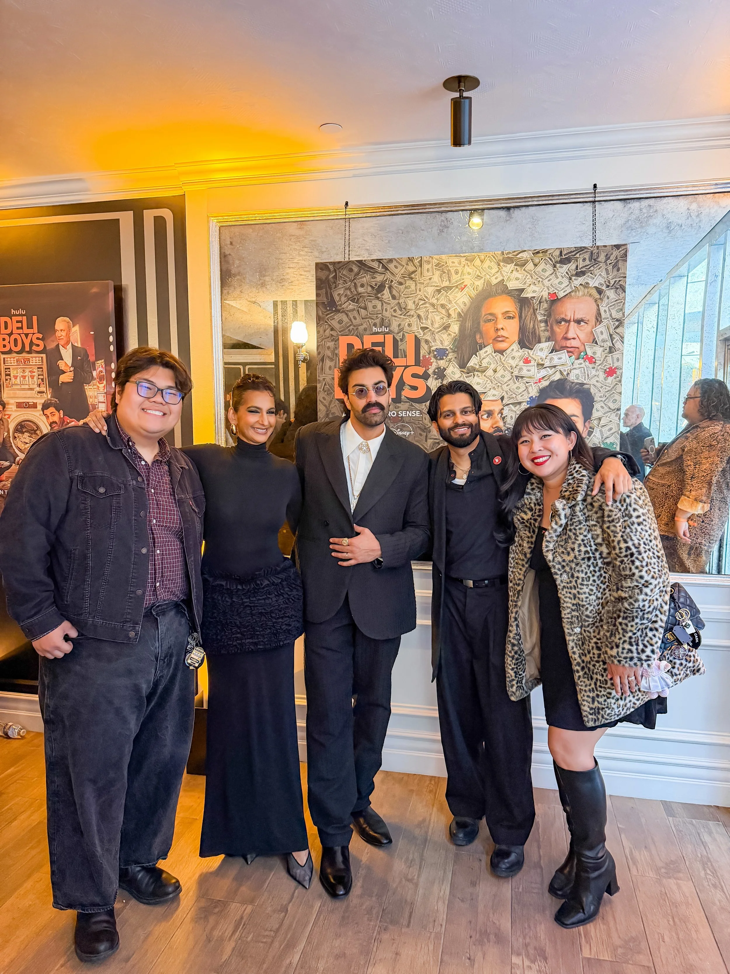 clean in the front, dirty in the back 💵

if you haven&rsquo;t seen &ldquo;deli boys,&rdquo; you need to watch it IMMEDIATELY! this show is so funny, quick witted, and the south asian representation is everything! 🇵🇰

we got to meet the cast at las