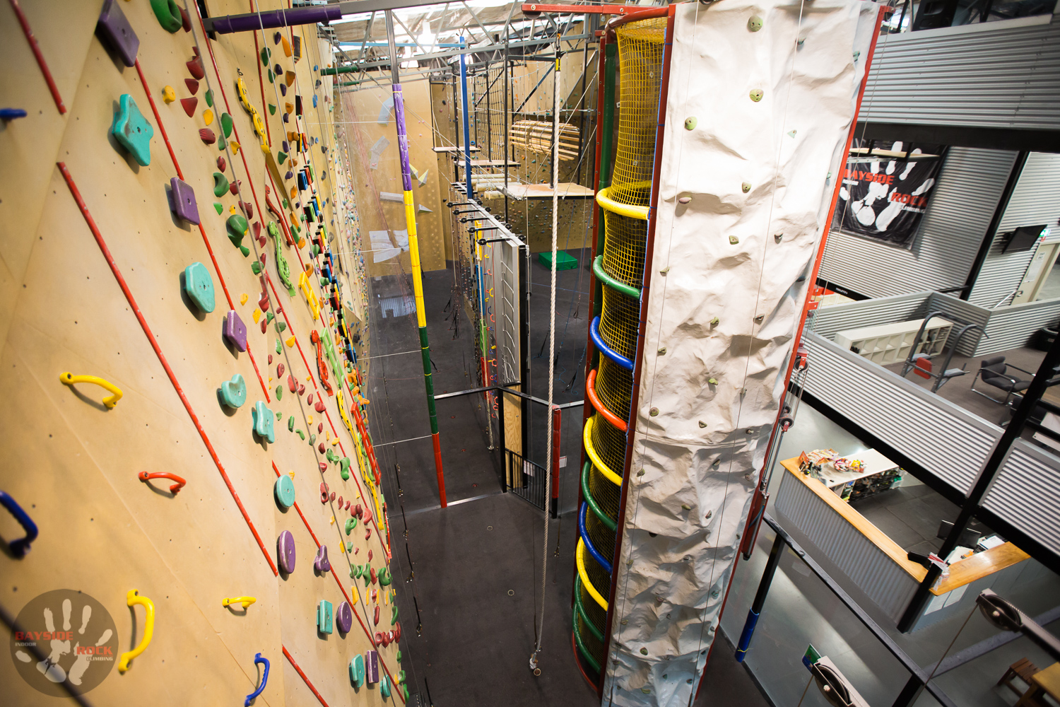25 Climbing stations with plenty of challenges.