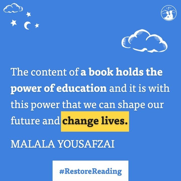 Reading changes lives. 📚 👏⁠
⁠
#RestoreReading #education #homeschoolmoms #homeschool #bookstagram #newmom #newdad