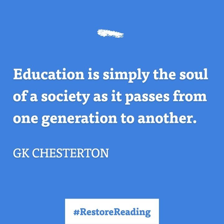 What are you passing on?⁠
⁠
⁠
#RestoreReading #education #homeschoolmoms #homeschool #bookstagram #newmom #newdad