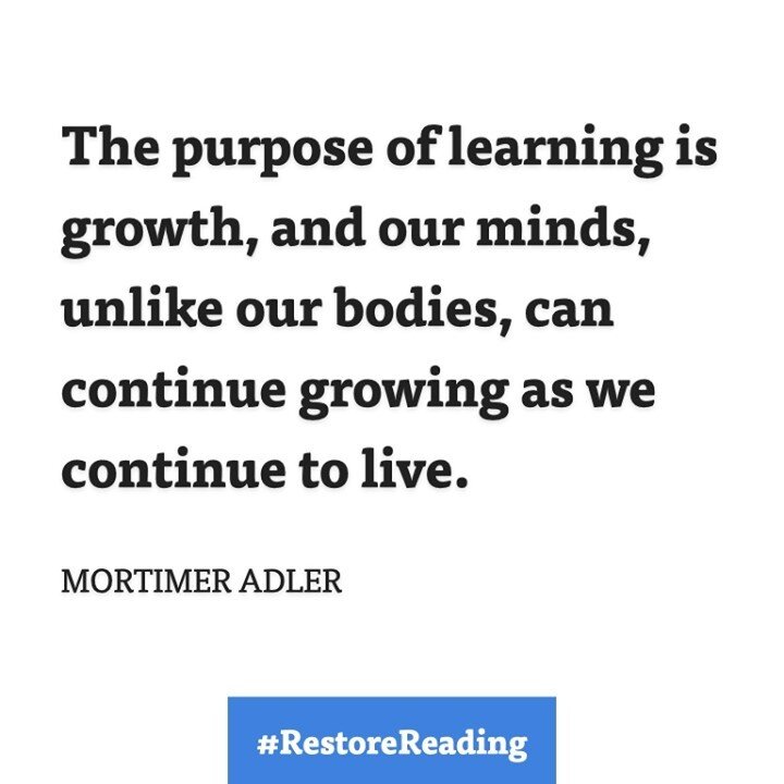 Give the gift of lifelong learning.⁠
⁠
#RestoreReading #education #homeschoolmoms #homeschool #bookstagram #newmom #newdad