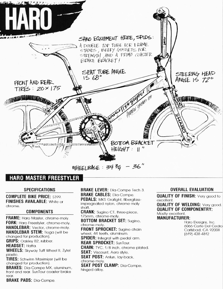 Set Decalcomanie Haro Freestyler Master 1985 – Restauro BMX Vecchia Scuola, Adesivi Trasparenti