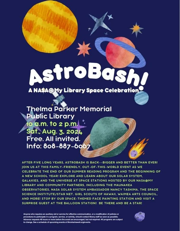Astro Bash @ Thelma Parker Memorial Library