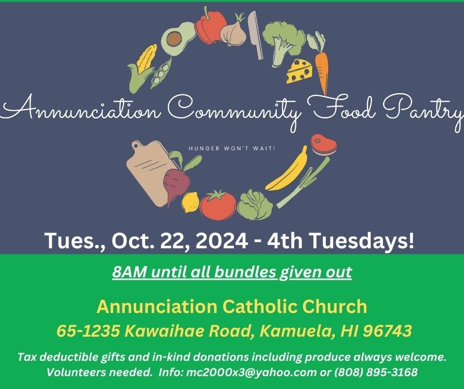 Annunciation Community Food Pantry Distribution Day!