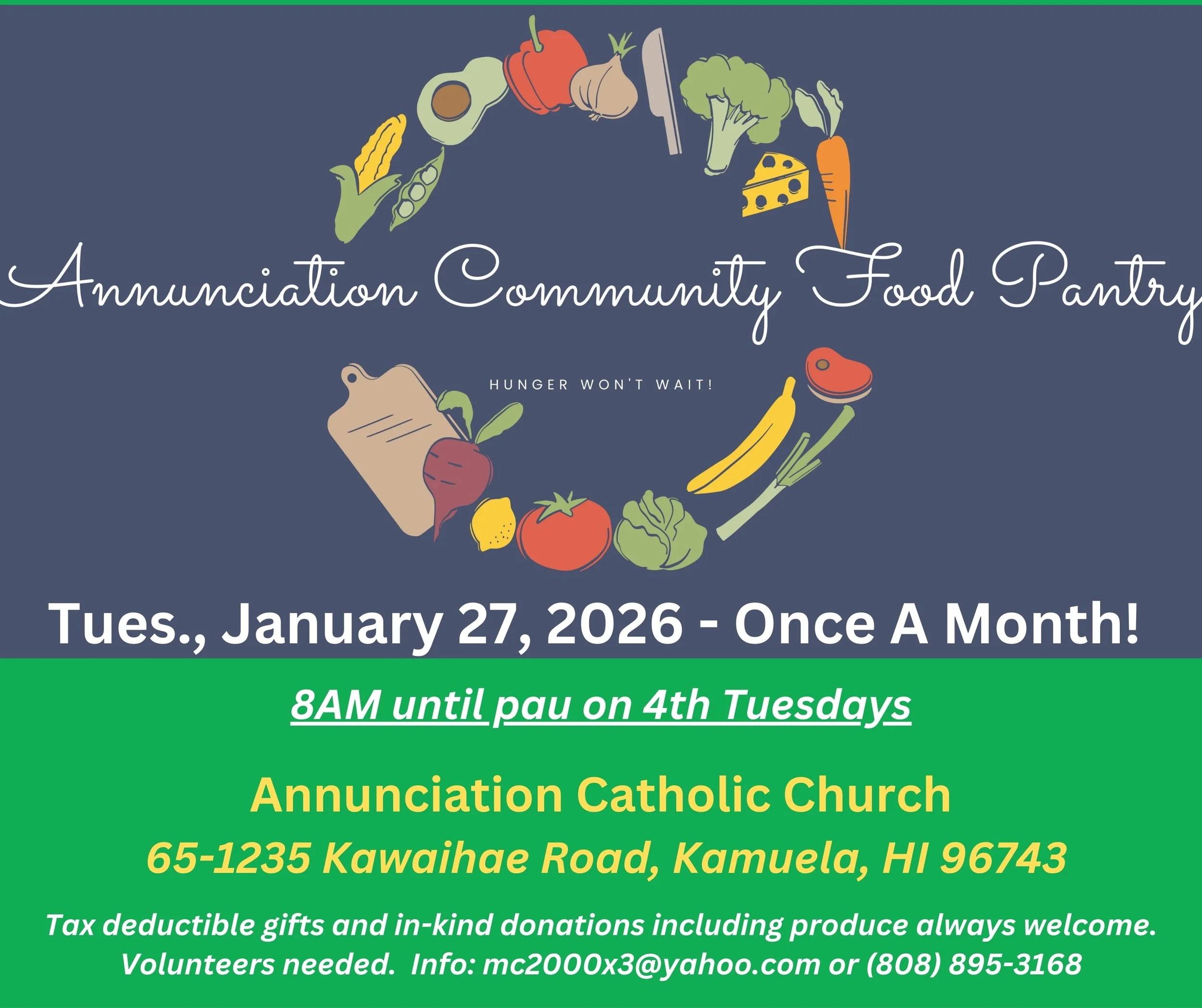 Annunciation Community Food Pantry Distribution Day 
