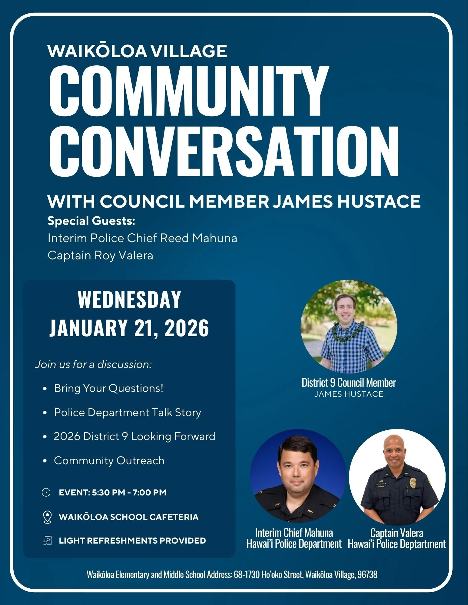 Waikoloa Village Community Conversation 