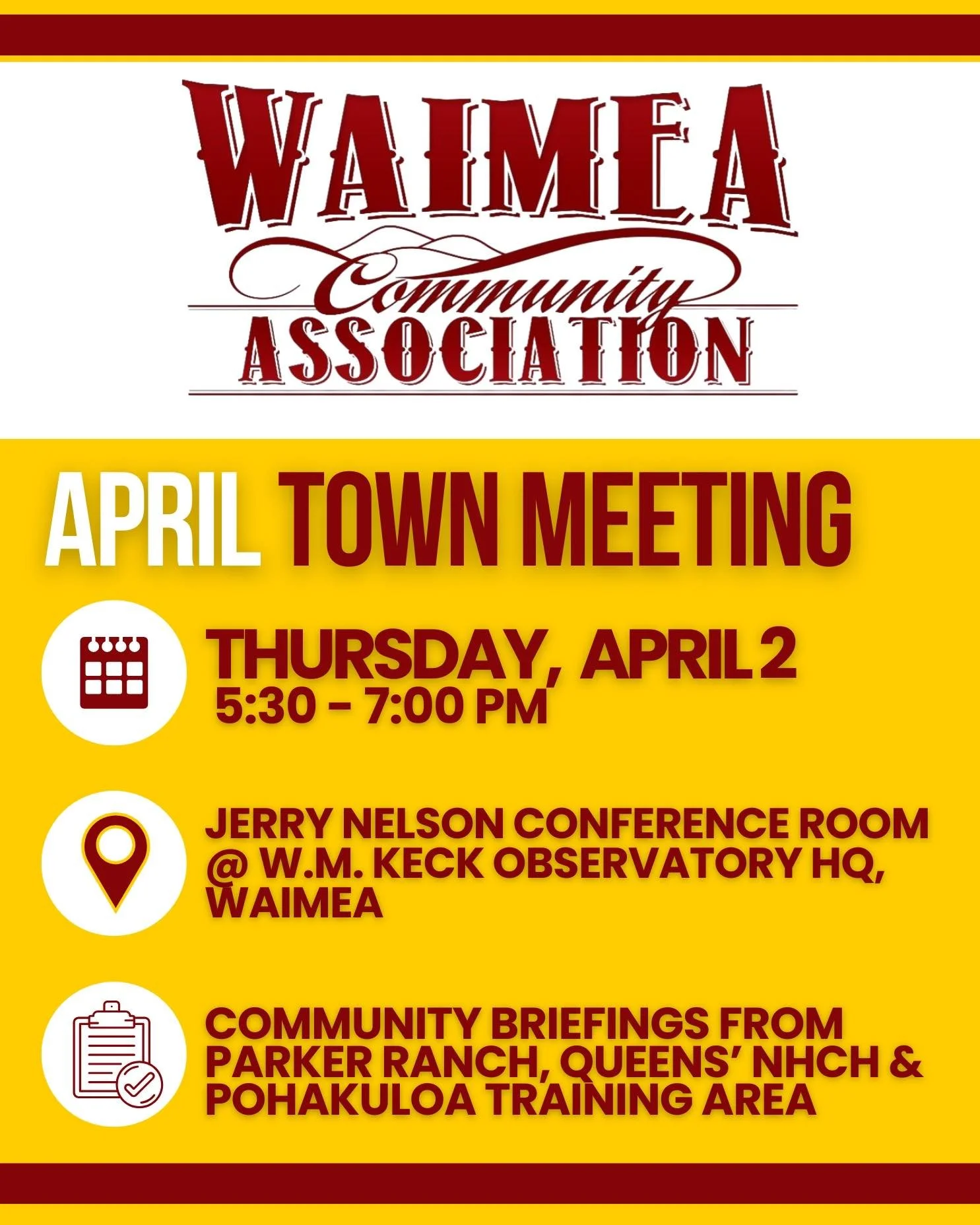 Waimea Town Meeting 