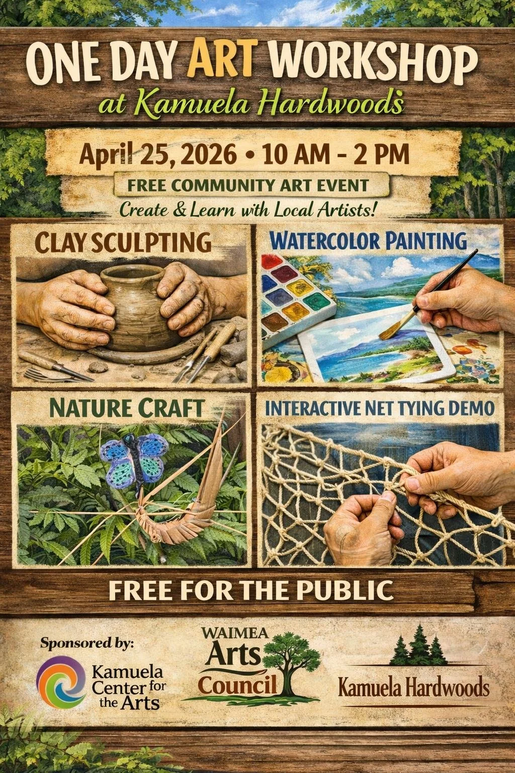 Kamuela Hardwoods Free Art Workshops 4-25-26.jpg