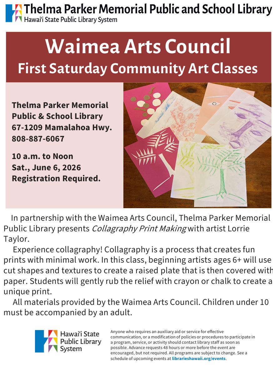 Thelma Parker Library - June 2026 Art Class.png