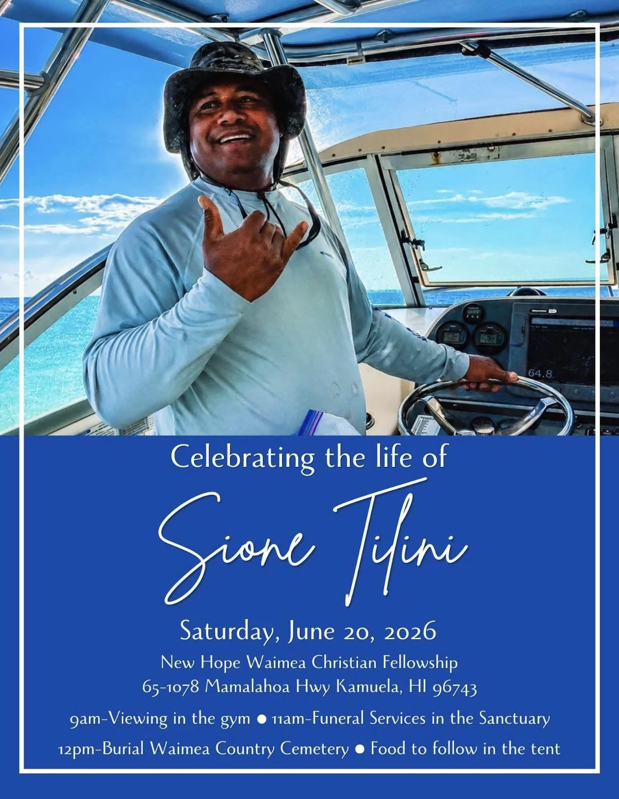 Celebration of Life for Pastor Sione Tilini 