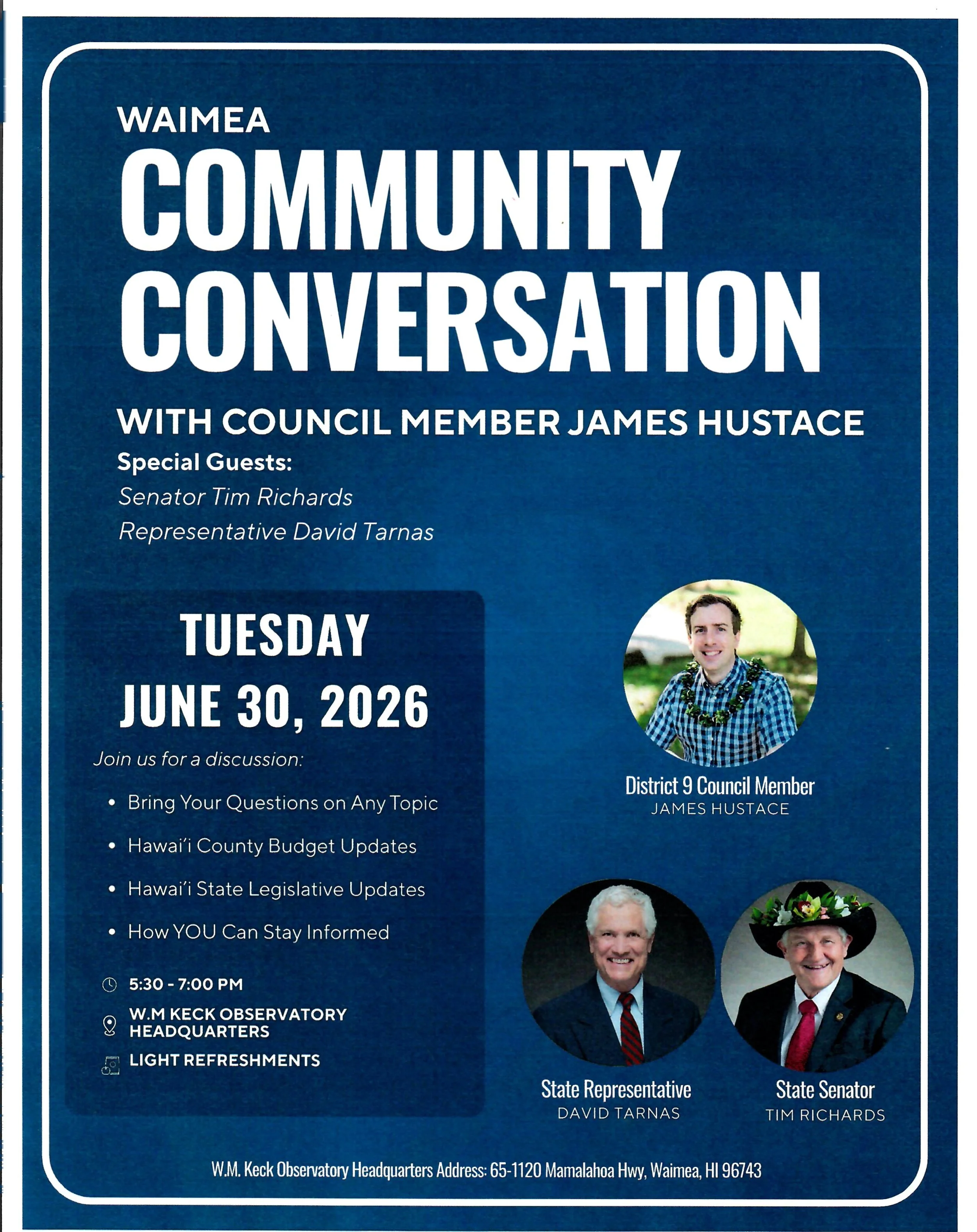 James Hustace Cmty Conversations Waimea 6-2026.jpg