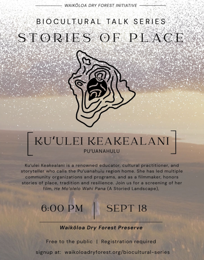 Waikoloa Dryand Forest Talk 9-2026.png