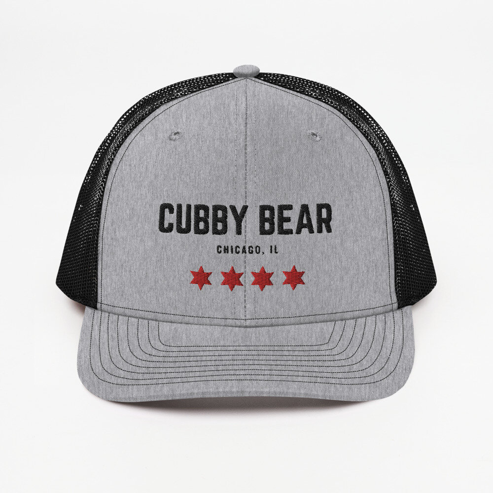 Cubby Bear Chicago Pride Trucker Hat — THE CUBBY BEAR