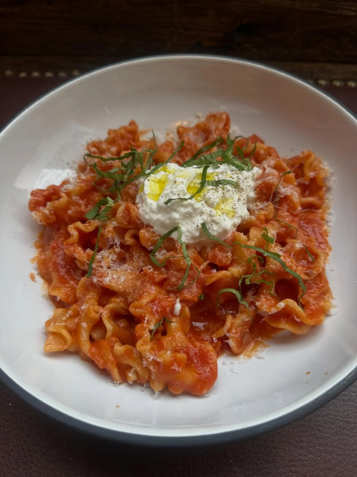 Red Sauce Wednesday - a once a week special menu centered on some of my favorite rest saucy things from my childhood - my Mom&rsquo;s lasagna, spaghetti n meatballs (yes, they&rsquo;re gluten free and loaded with parm), spicy vodka sauce and some oth