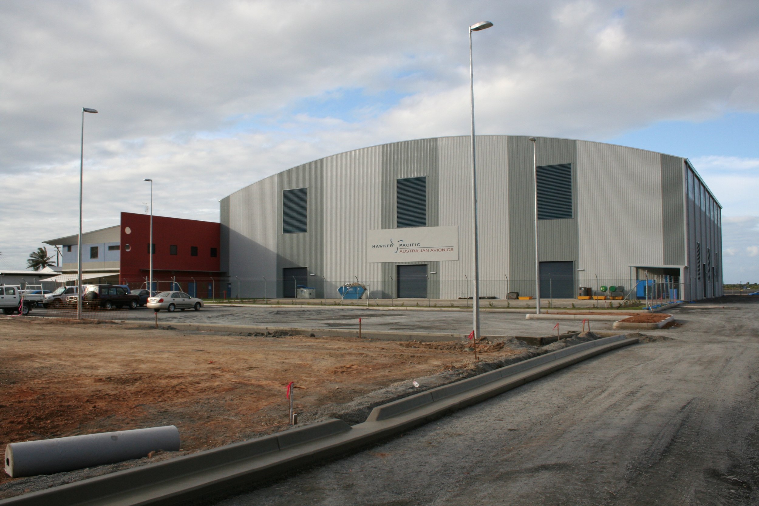 Hawker Pacific Maintenance Facility Stage 1 - Hanger and offices.