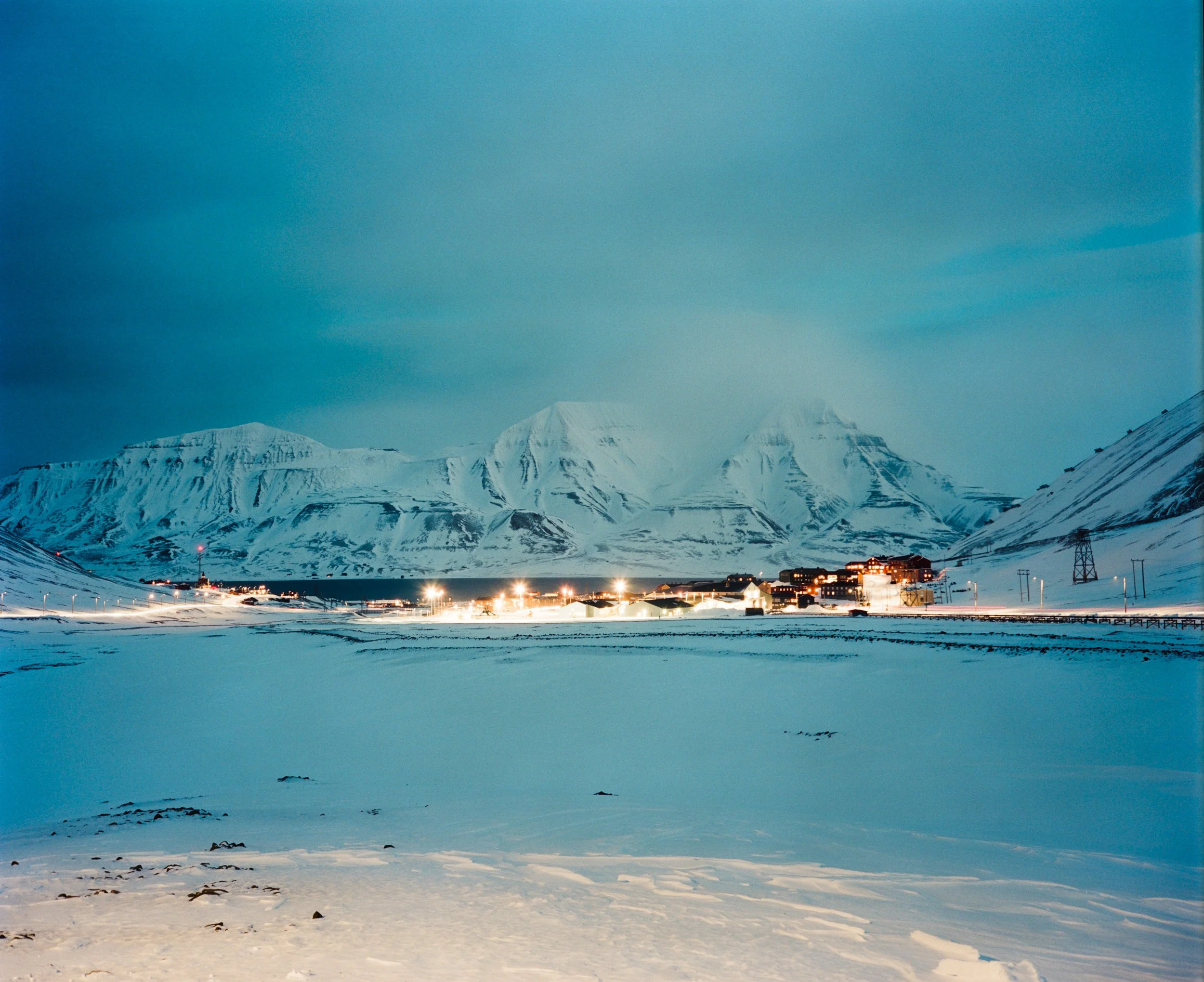 Longyearbyen, Svalbard, January 2025