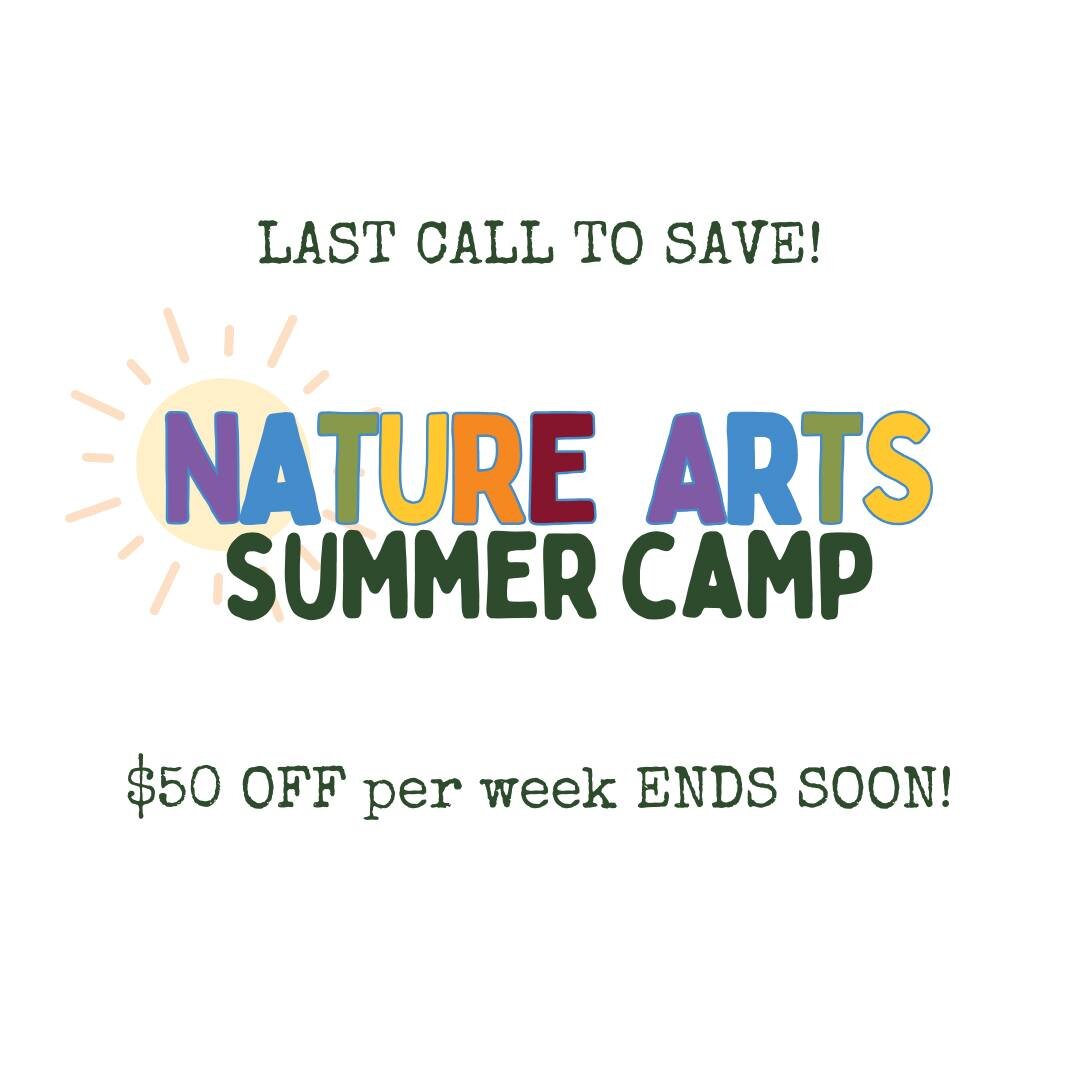 🚨 Last Call for $50 off summer camp... PER WEEK! 🌳

This special discount ends Thursday, Feb 29 and spaces are almost filled! Don't miss out on this &mdash;register now and let the summer adventures begin! 🌞 CODE: EARLYBIRD

Link in bio... 

#Last