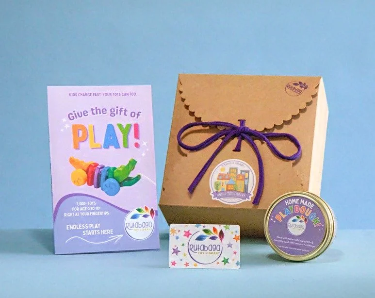Looking for an experience gift that still feels like something to actually open? 

Meet our Gift of Play Package &mdash; a Rutabaga gift card, wrapped up like a present with a few tiny treasures inside.

Each package includes:
✨ A Rutabaga gift card 