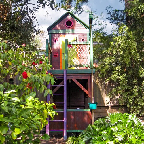Amalgamated Play HQ - Gallery — Barbara Butler Artist-Builder Inc. - Custom  Treehouses & Play Structures