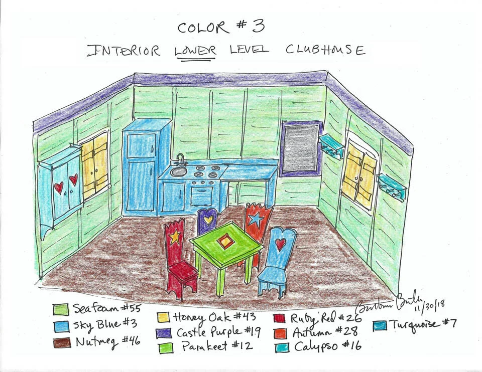 Inside Grandkids' Treehouse 