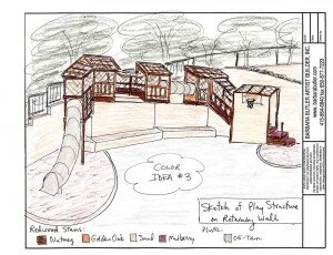 Public Use Play Structure: Day 3 on site