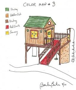 Crooked Gap Clubhouse clings to side of the hill