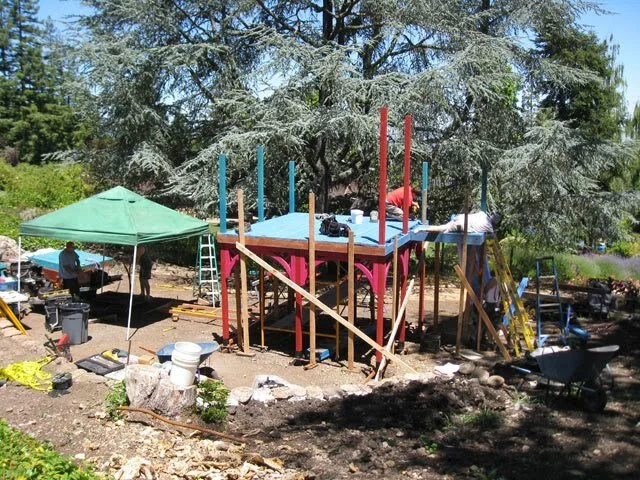 Castle Play Structure: Day 2 Installation