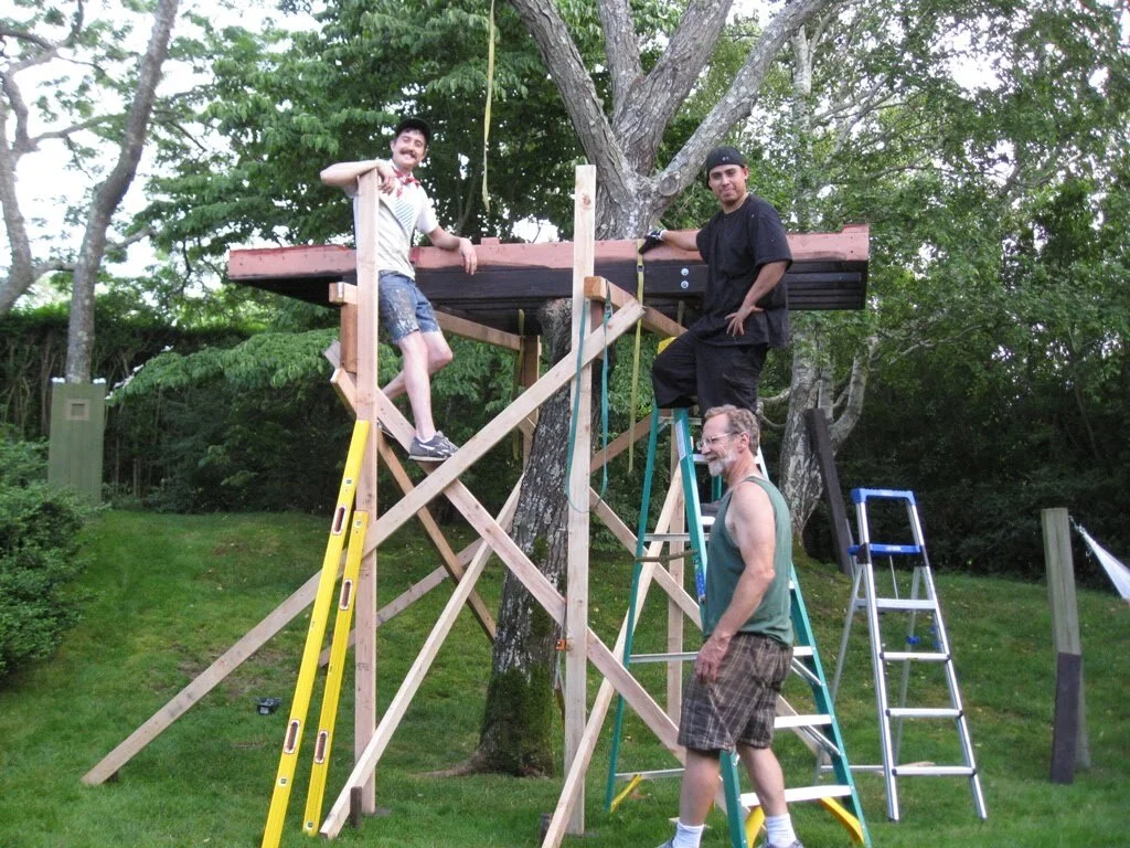 Long Island Treehouse: Day 1 Install