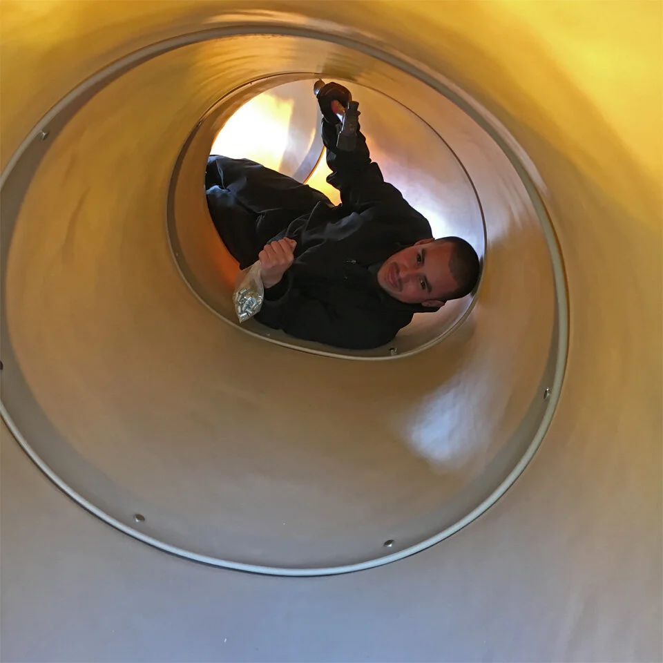 The Making of a Tunnel Slide