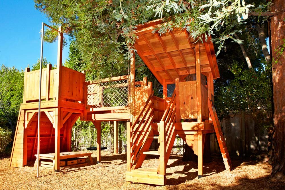 Amalgamated Play HQ - Gallery — Barbara Butler Artist-Builder Inc. - Custom  Treehouses & Play Structures