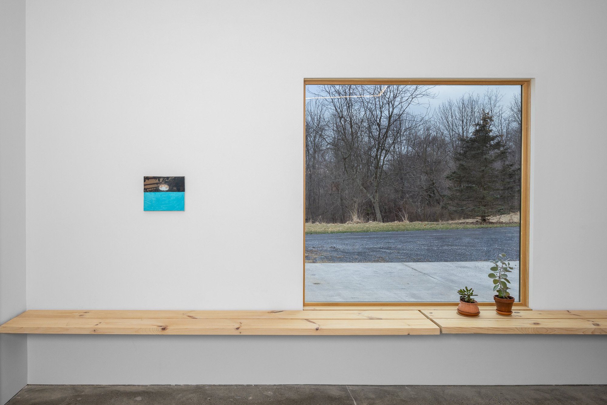  Laura Hunt,  Small Works , Hudson, NY, 2022. Organized and hosted by Linnea Kniaz. 