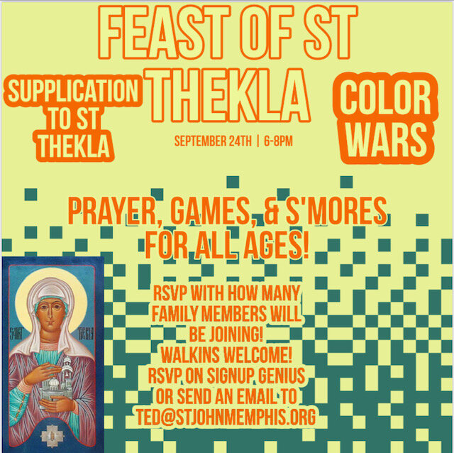 Feast of St. Thekla