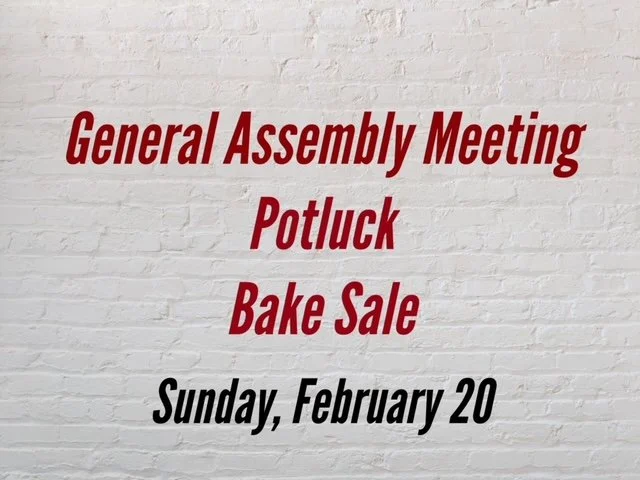 General Assembly Meeting - February 20