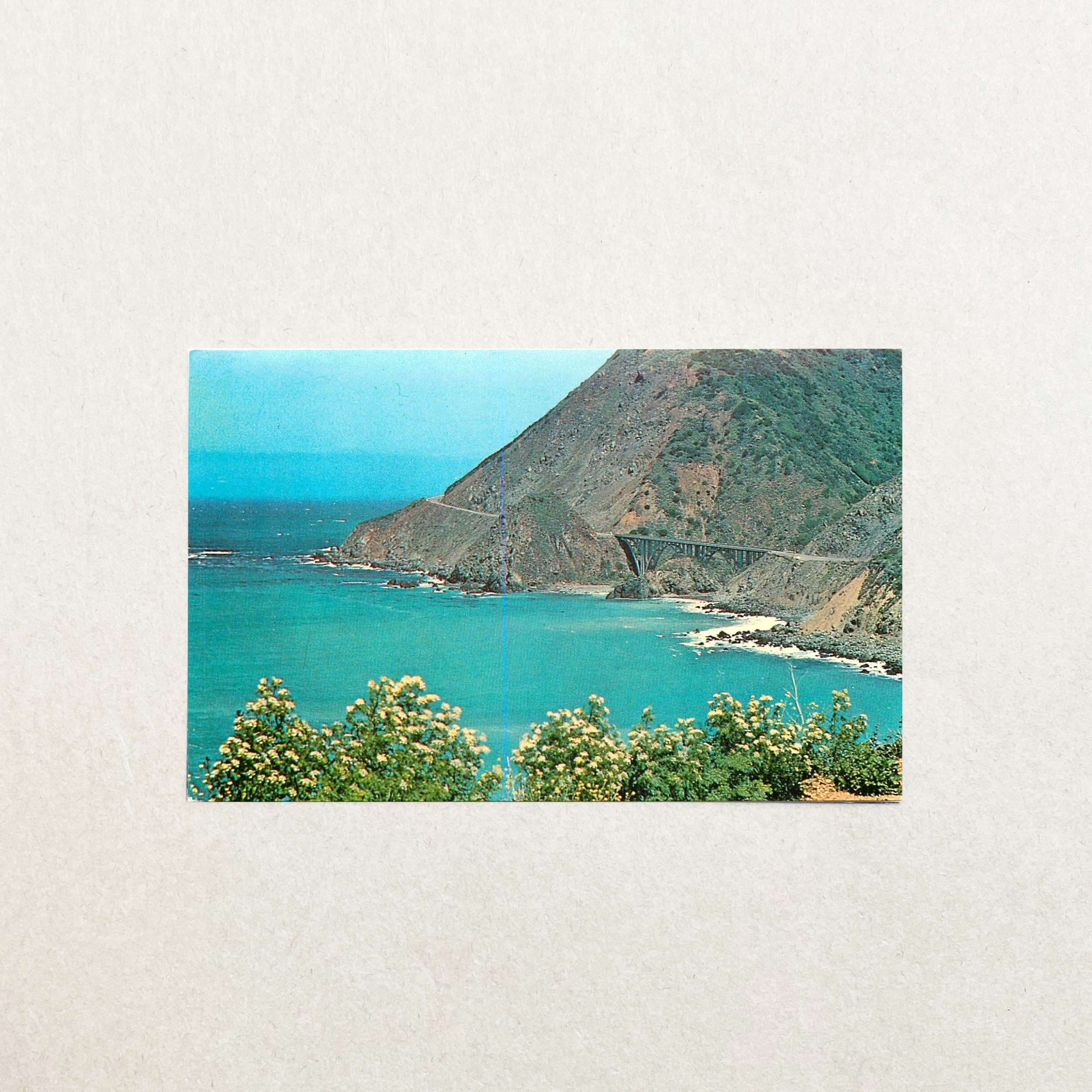BIG SUR POSTCARD, 1960s