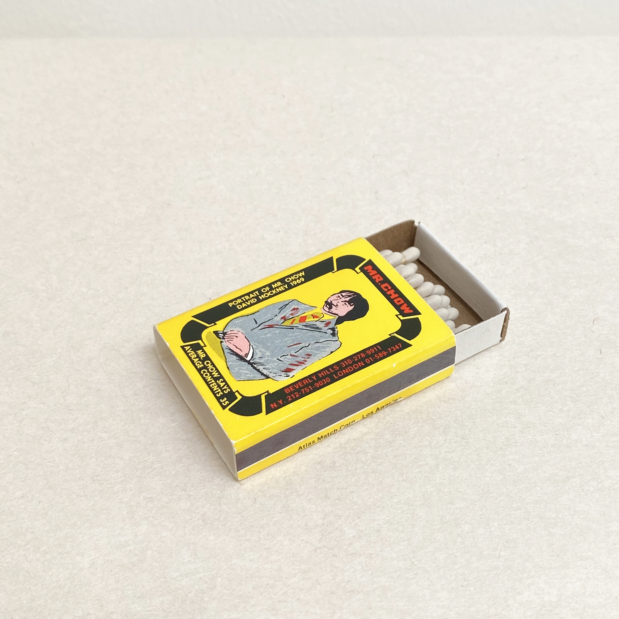 MR. CHOW MATCHBOX, c. 1970s
