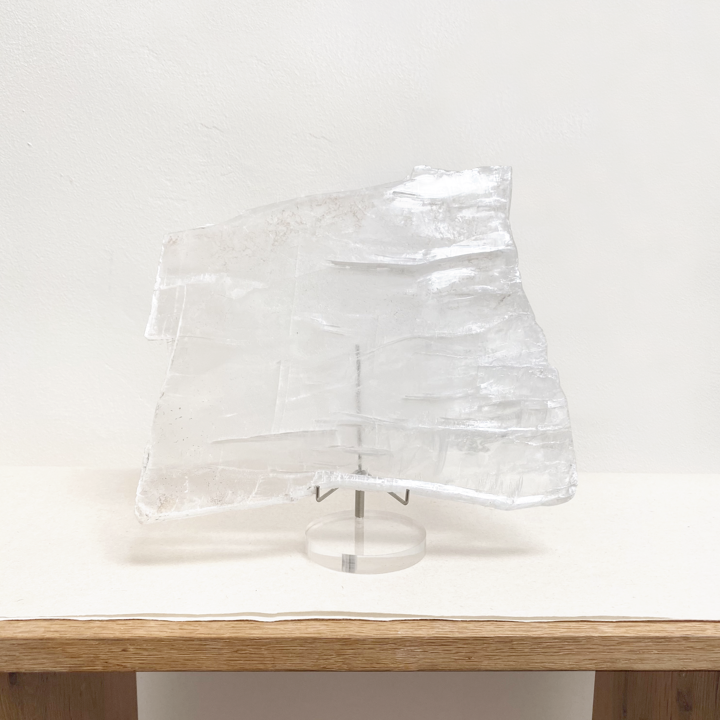 SELENITE PLATE, LARGE