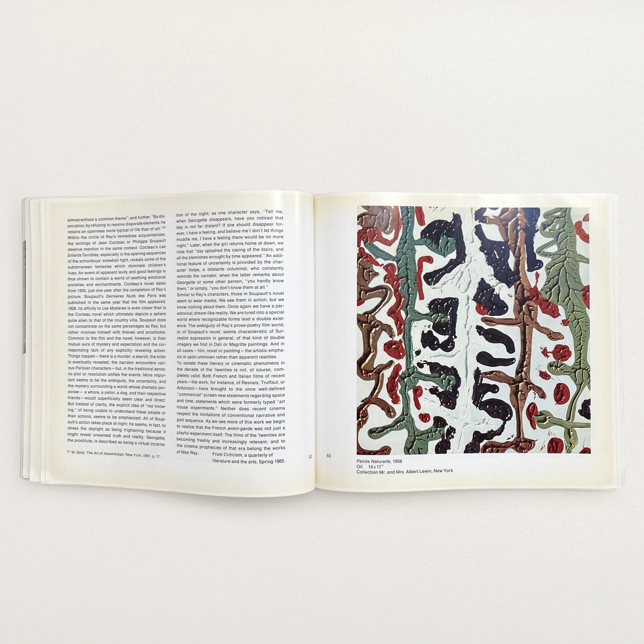 Man Ray catalog at the Los Angeles County Museum of Art in 1966