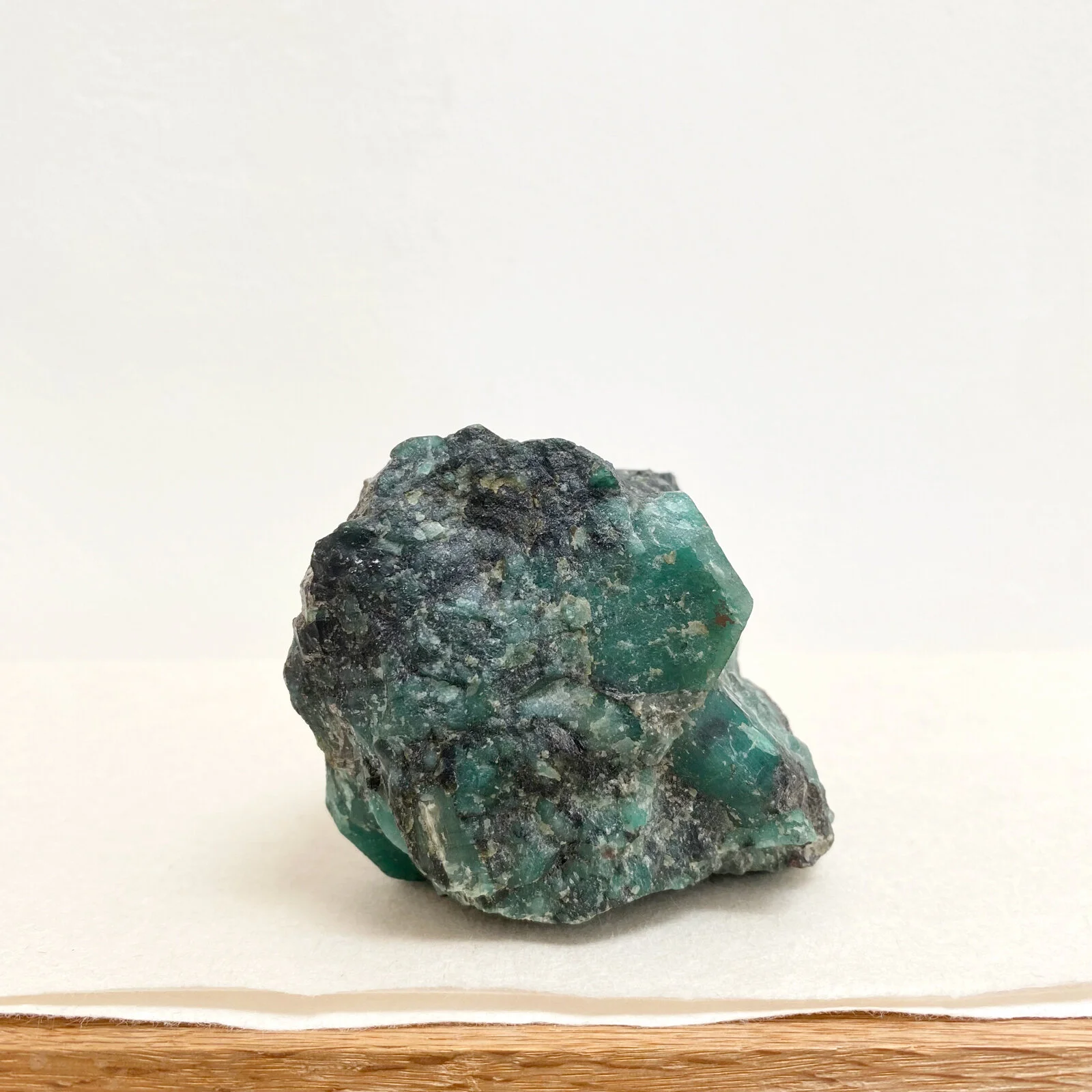Crystal Voyager vintage emerald museum specimen from Ouro Preto, Brazil, South America