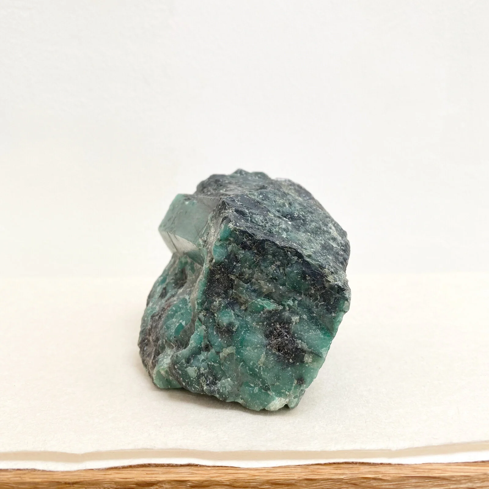 Crystal Voyager vintage emerald museum specimen from Ouro Preto, Brazil, South America